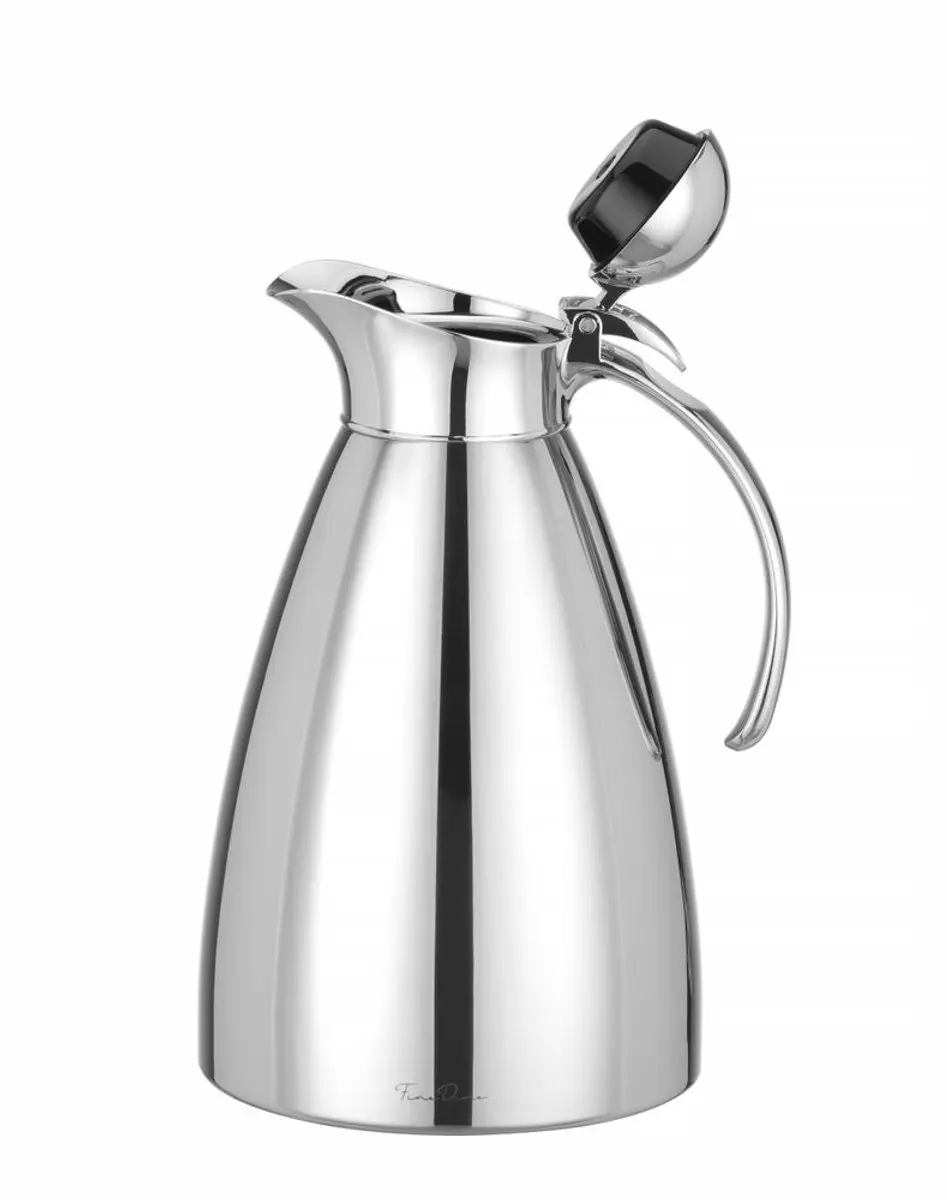 HENDI Thermoskan 1,5L RVS - Zilver - afbeelding 3 van 6
