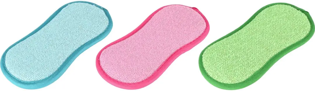 Benson Spons microvezel 3-delig herbruikbaar en sterk absorberend