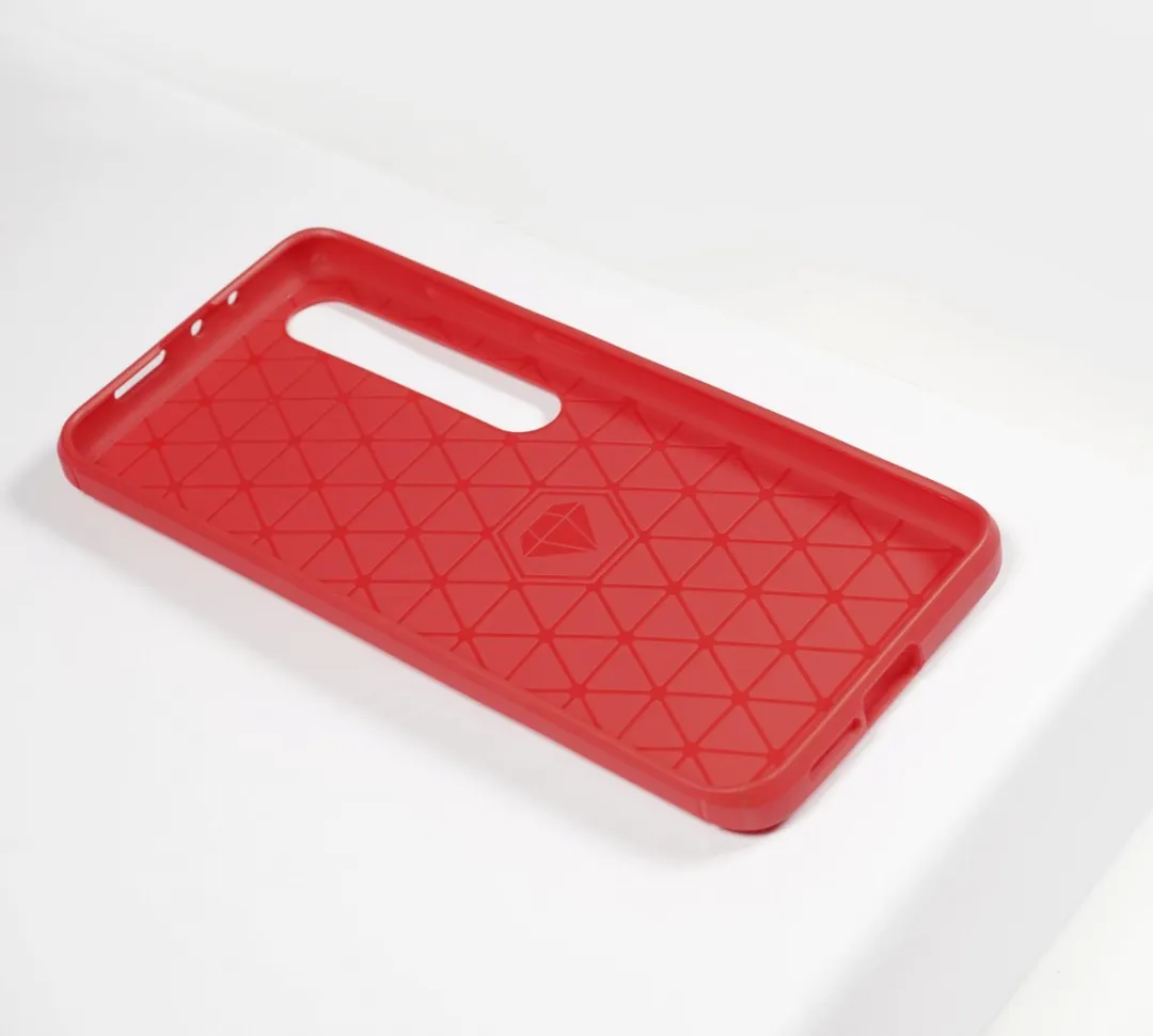 BMAX Carbon Soft Case Xiaomi Mi 10 Pro - Rood