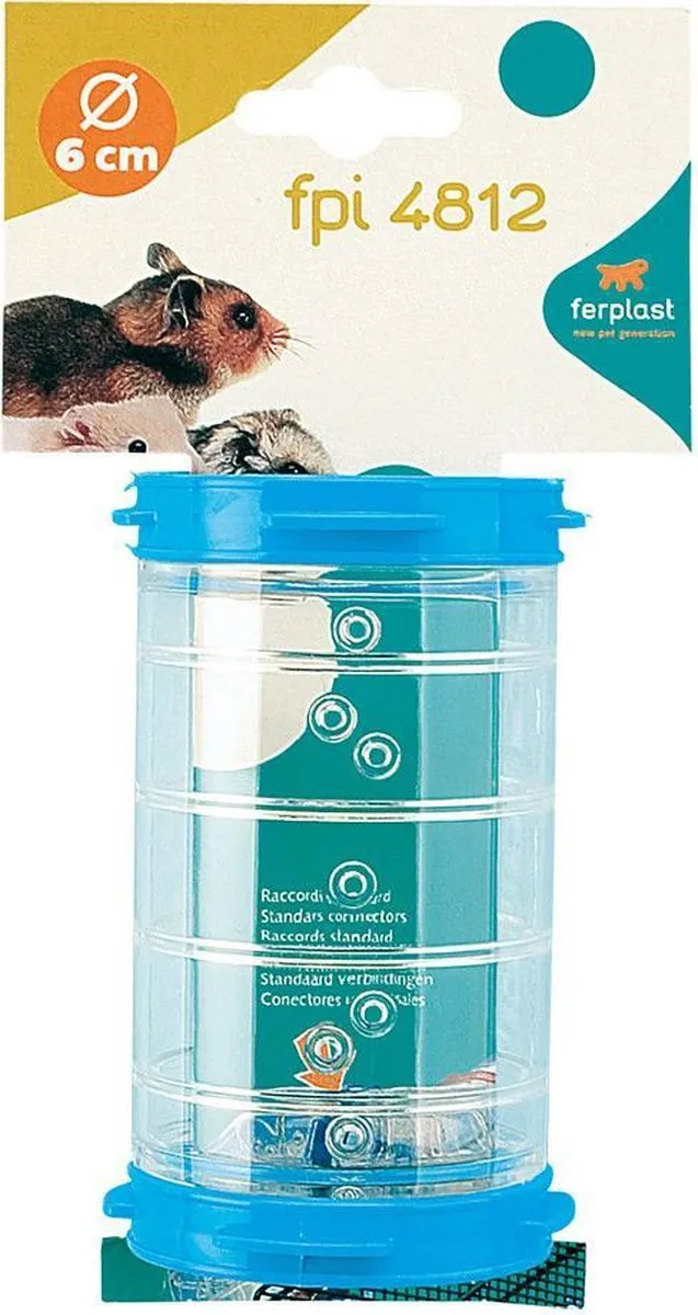 Ferplast Tunnel 4 - Blauw/Transparant