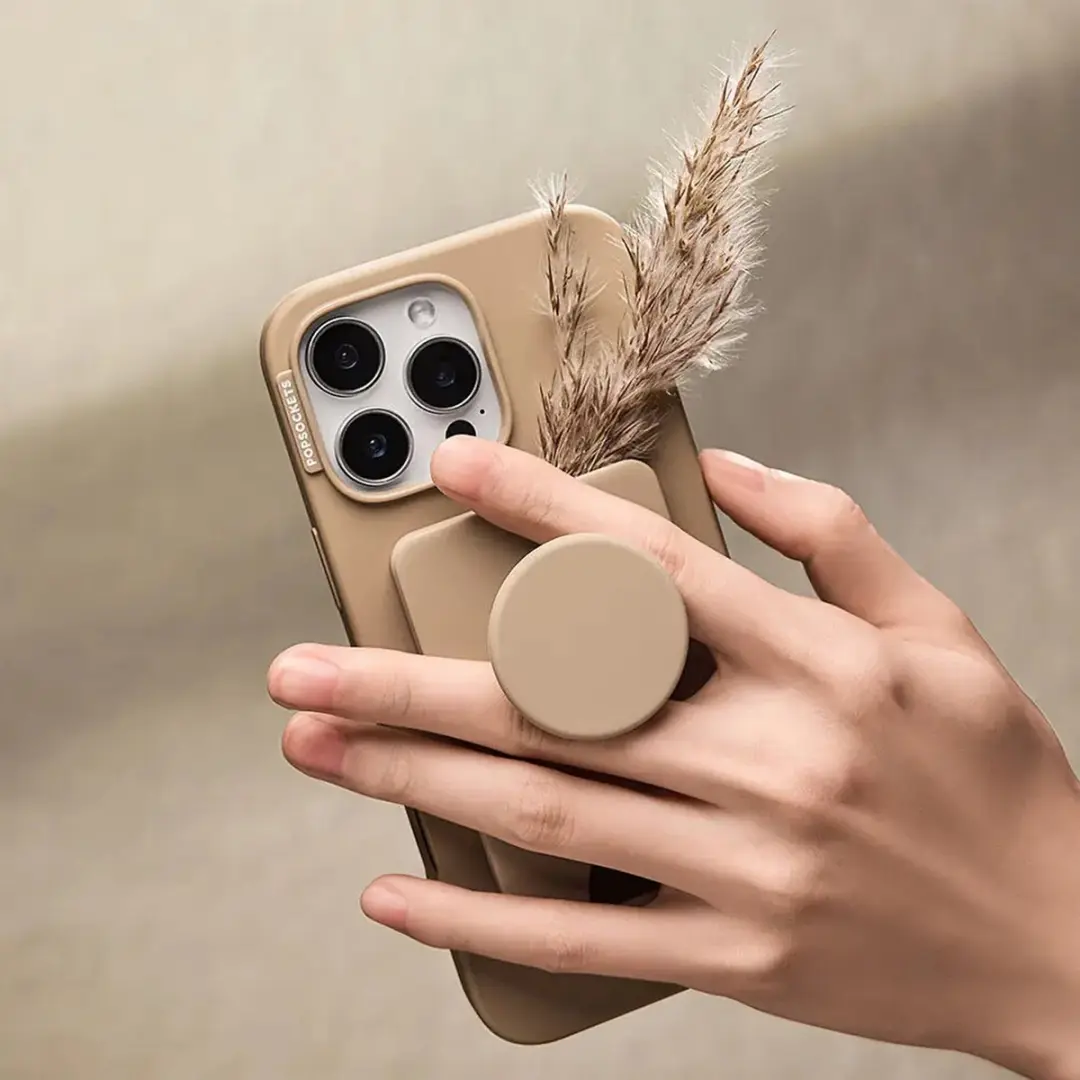 PopSockets PopWallet MagSafe Houder - Latte - afbeelding 3 van 6