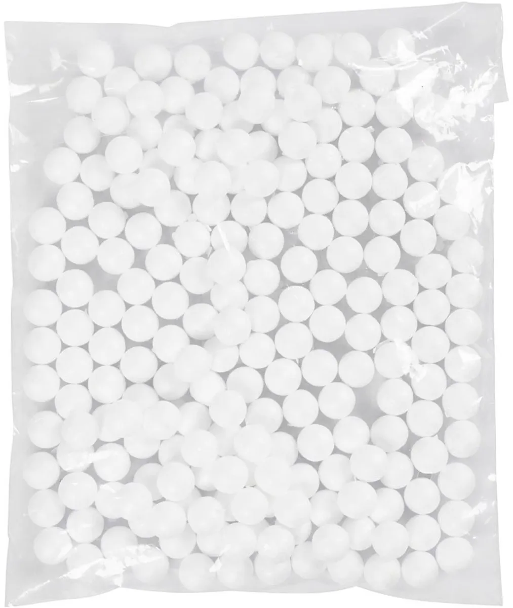 Creativ Company Ballen 1,5cm - 200 Stuks Wit