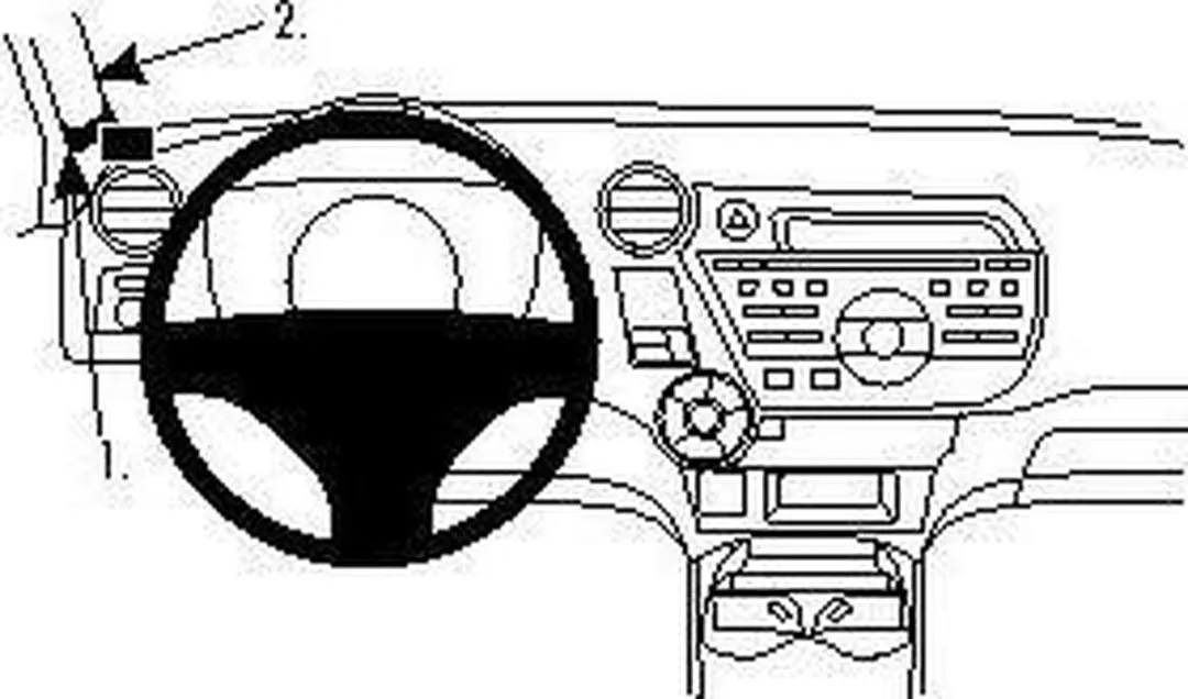 Brodit ProClip 804313 Honda Insight 2009-2015 - Linkermontage