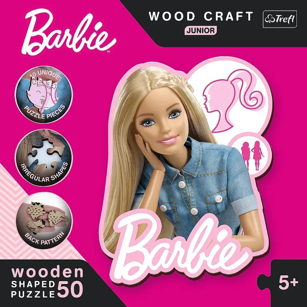 Trefl Holz Puzzel Junior 50 Barbie - 1000 Stuks - Multicolor