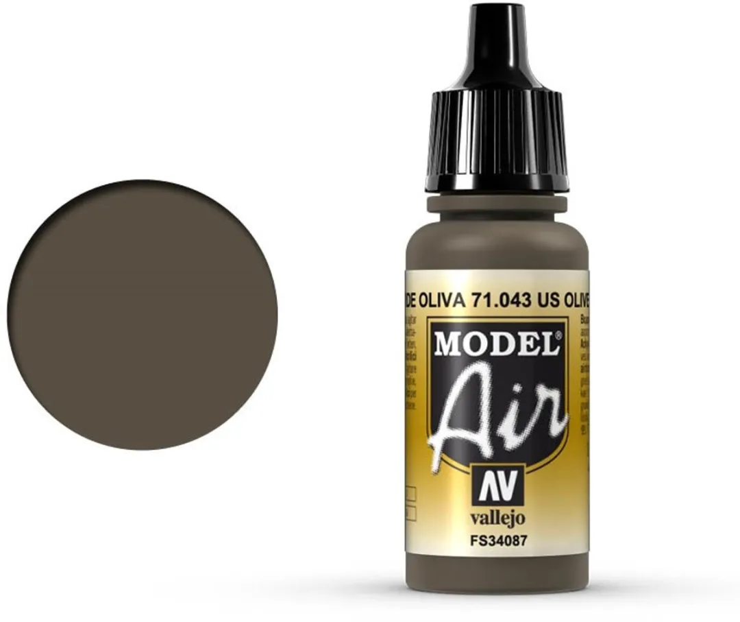 Vallejo Model Air US Olive Drab Acrylverf 17ml