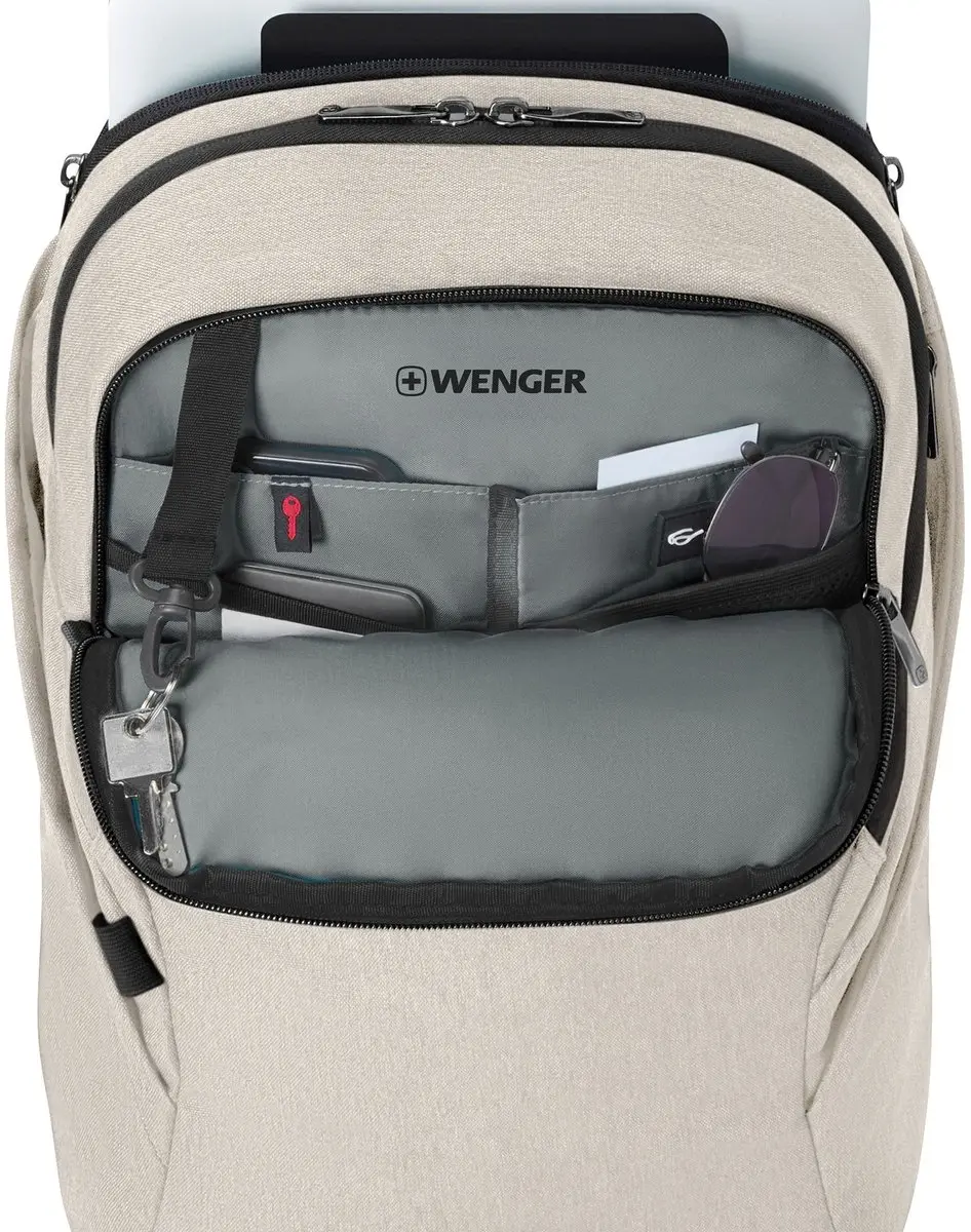 Wenger MX Light Laptoprugzak Geschikt voor max. (laptop): 40,6 cm (16) Zand - afbeelding 2 van 6