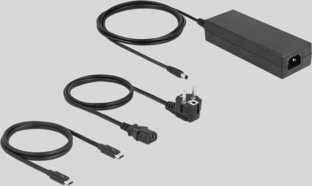 Delock 64157 Thunderbolt 4 Hub - 3x USB-C 8K - Grijs