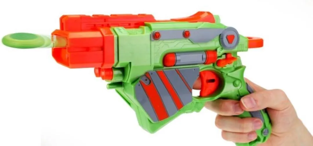 Toi-Toys Disc Shooter 25cm - 4 Discs - Groen