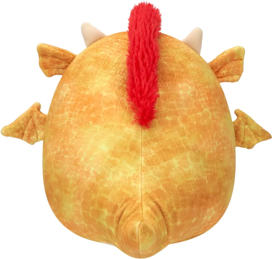 Squishmallows Geel Textured Dragon 40cm Pluche
