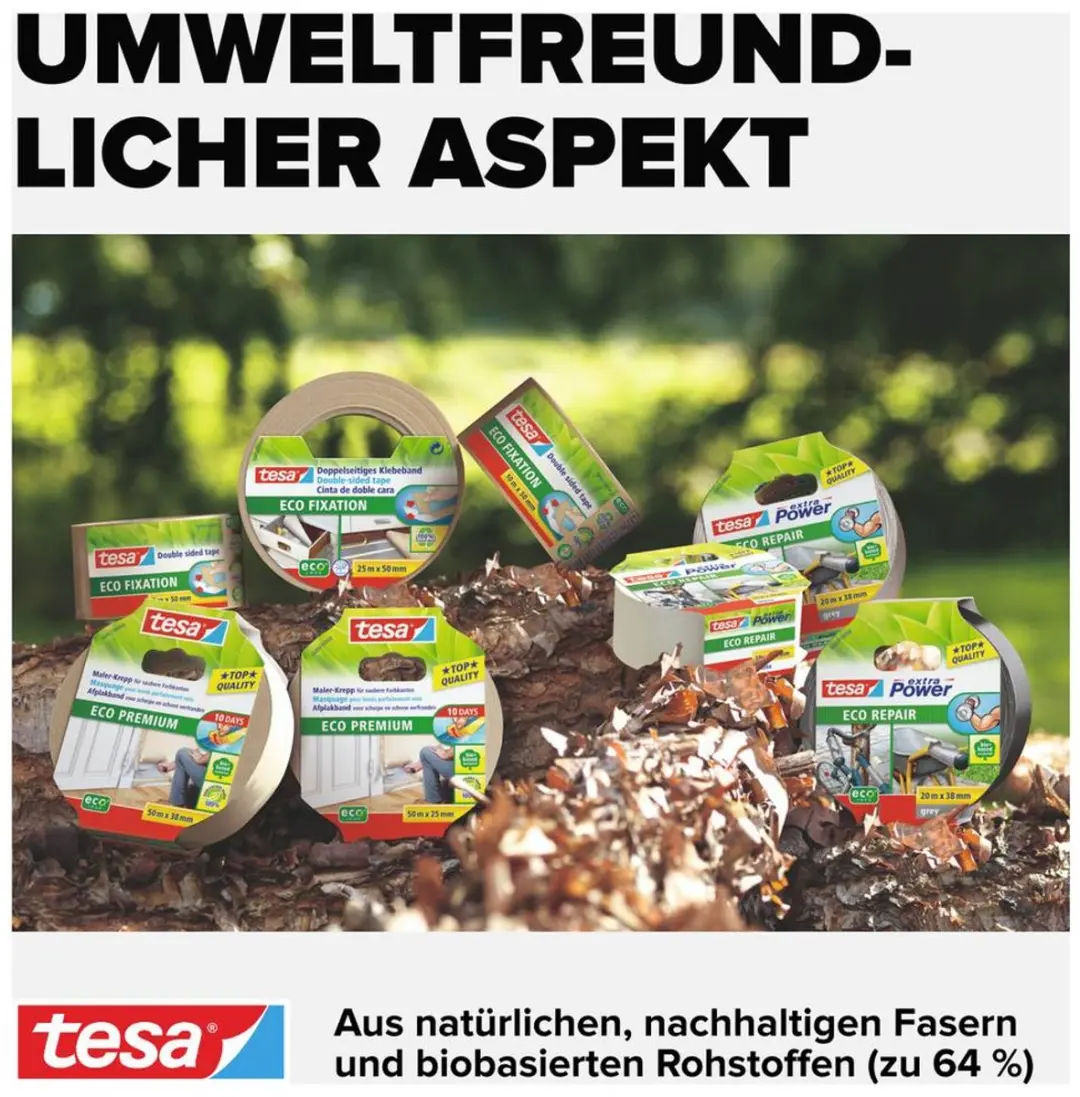 tesa ECO REPAIR 56431-00001-00 Plakband 38mm - Wit - afbeelding 3 van 6