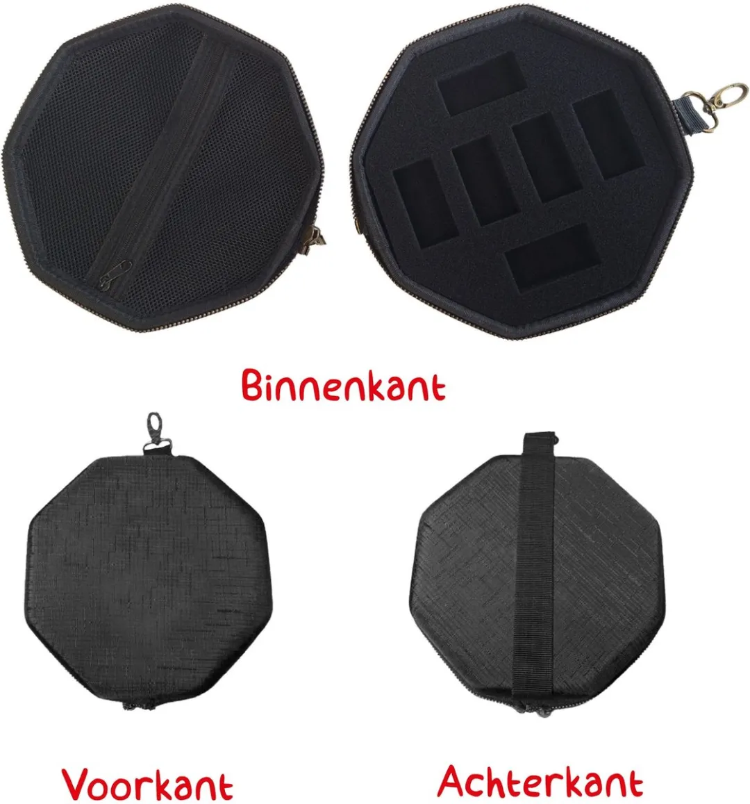 Lapi Toys Dobbelsteenbak D&D - 19,5x19,5x19,5cm - Zwart