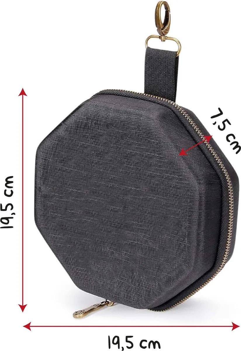 Lapi Toys Dobbelsteenbak D&D - 19,5x19,5x19,5cm - Zwart