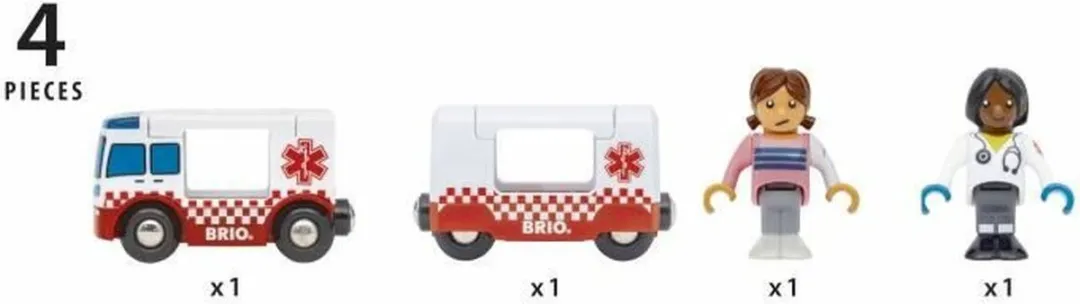 BRIO Rescue Ambulance 63603500 - Multikleur