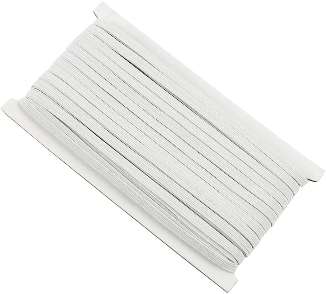 Creativ Company Creotime Elastisch Koord 6mm - 50m - Wit
