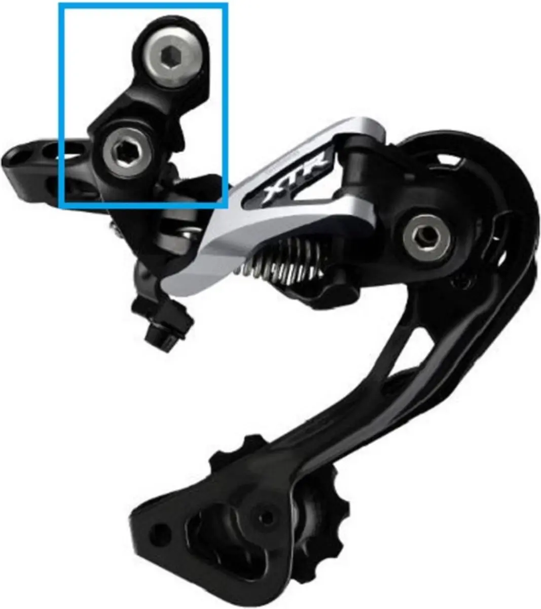 Shimano XTR Derailleurhanger RD-M981 - Zwart - afbeelding 2 van 3