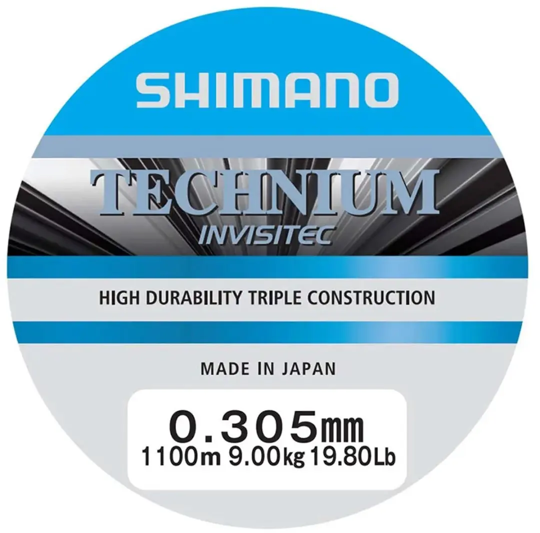 Shimano Fishing Technium Invistec A Monofilament 1100 M Transparant 0.305 mm