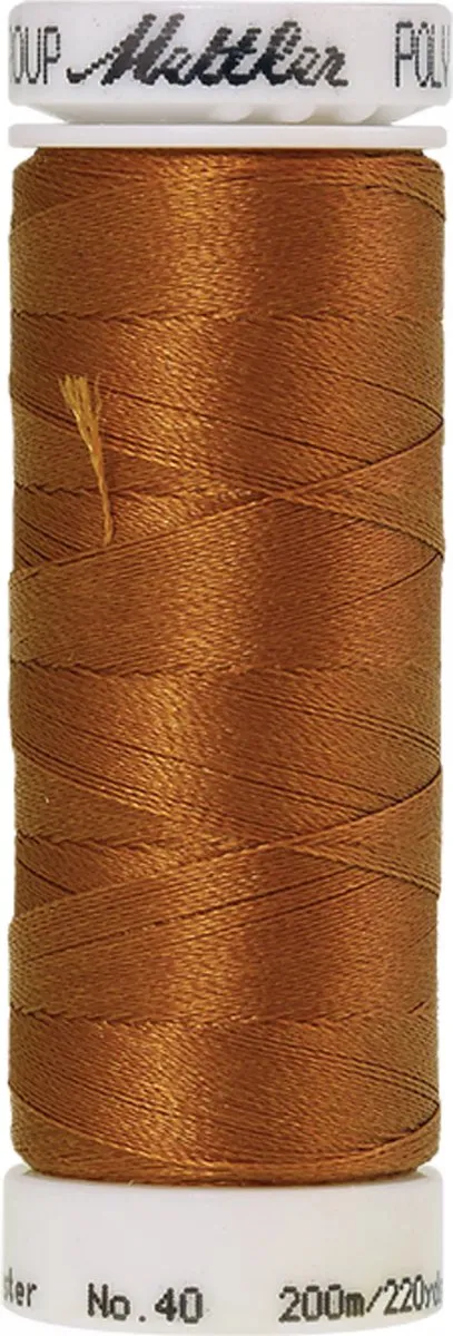 Amann Mettler Polysheen Borduurgaren 200m - Bruin