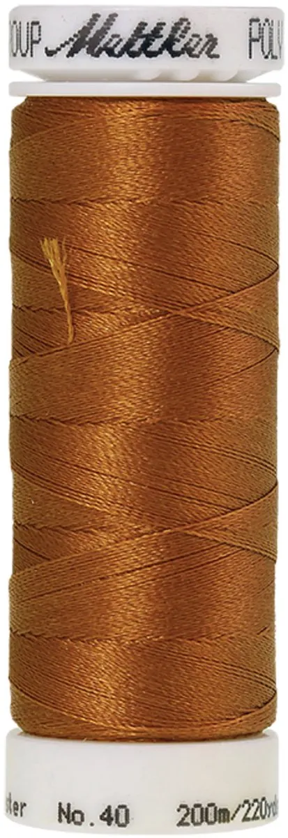 Amann Mettler Polysheen Borduurgaren 200m - Bruin