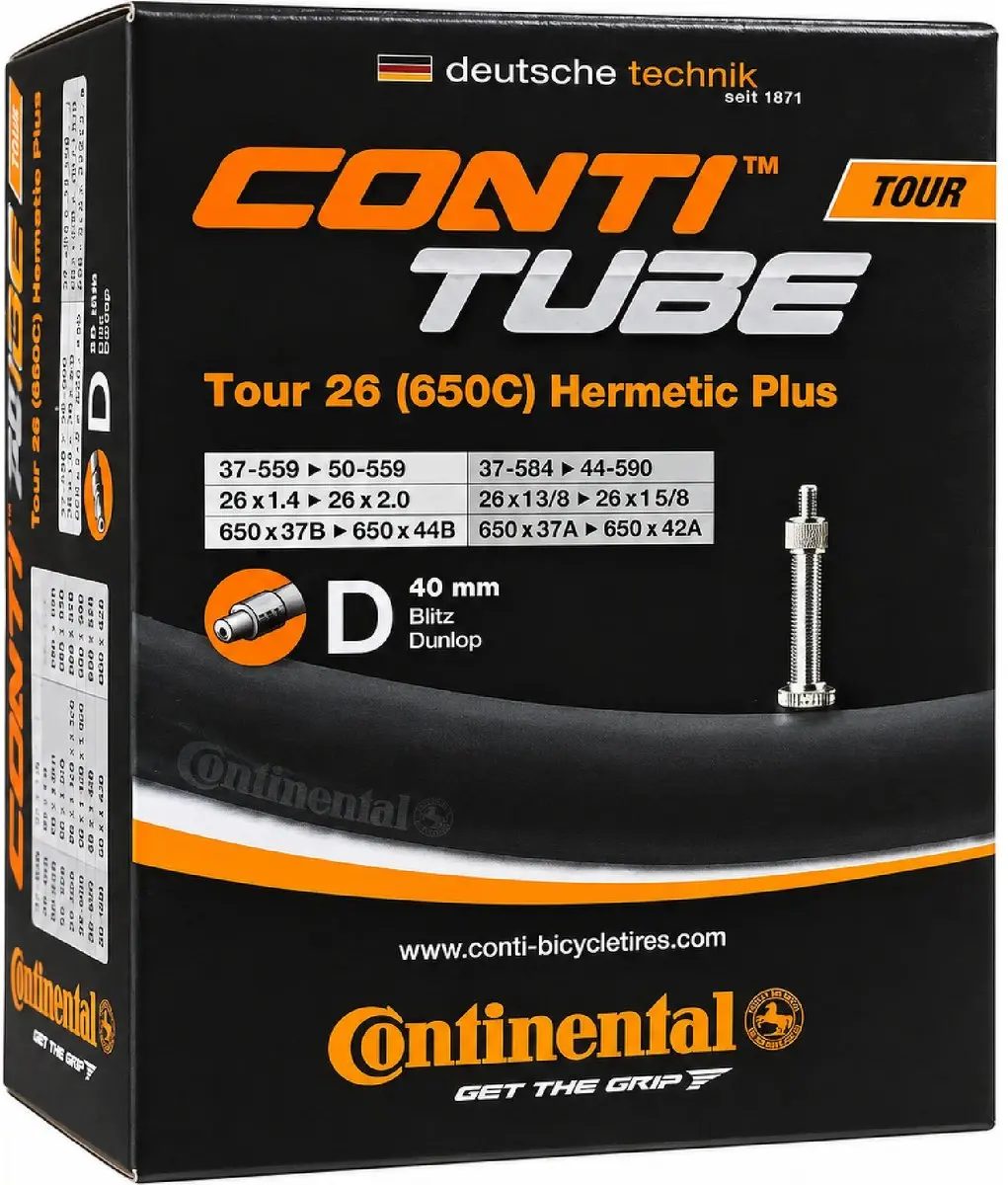 Continental Tour 26 Wide Hermetic plus binnenband, 26x1.75/2.5 , ETRTO 47/62-559