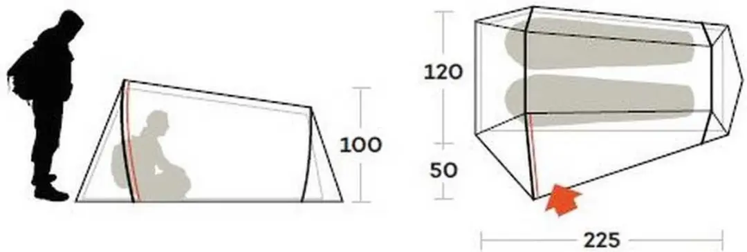 Ferrino Lightent 2 Pro Tent - Olive Green - afbeelding 3 van 6