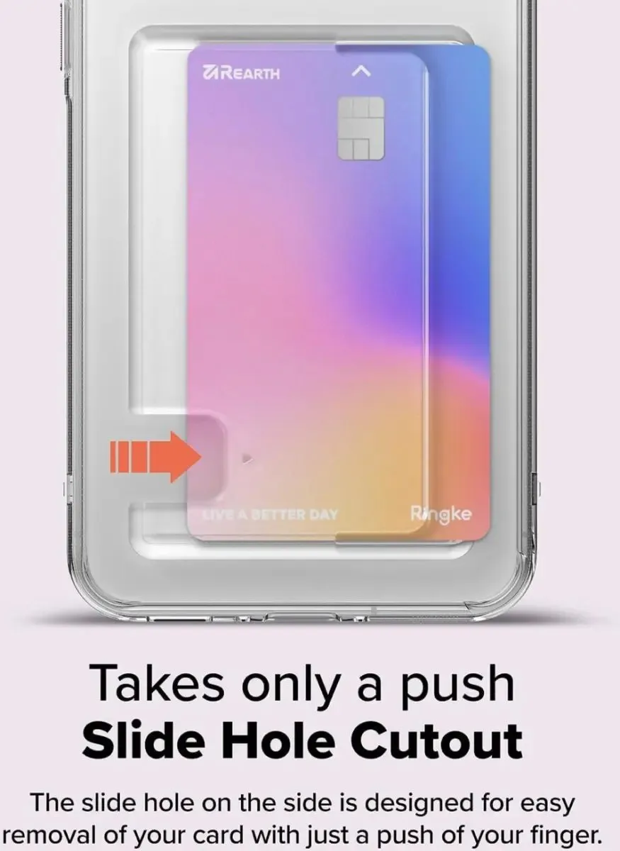 Ringke Fusion Card Hoesje Samsung Galaxy A56/A36 - Transparant