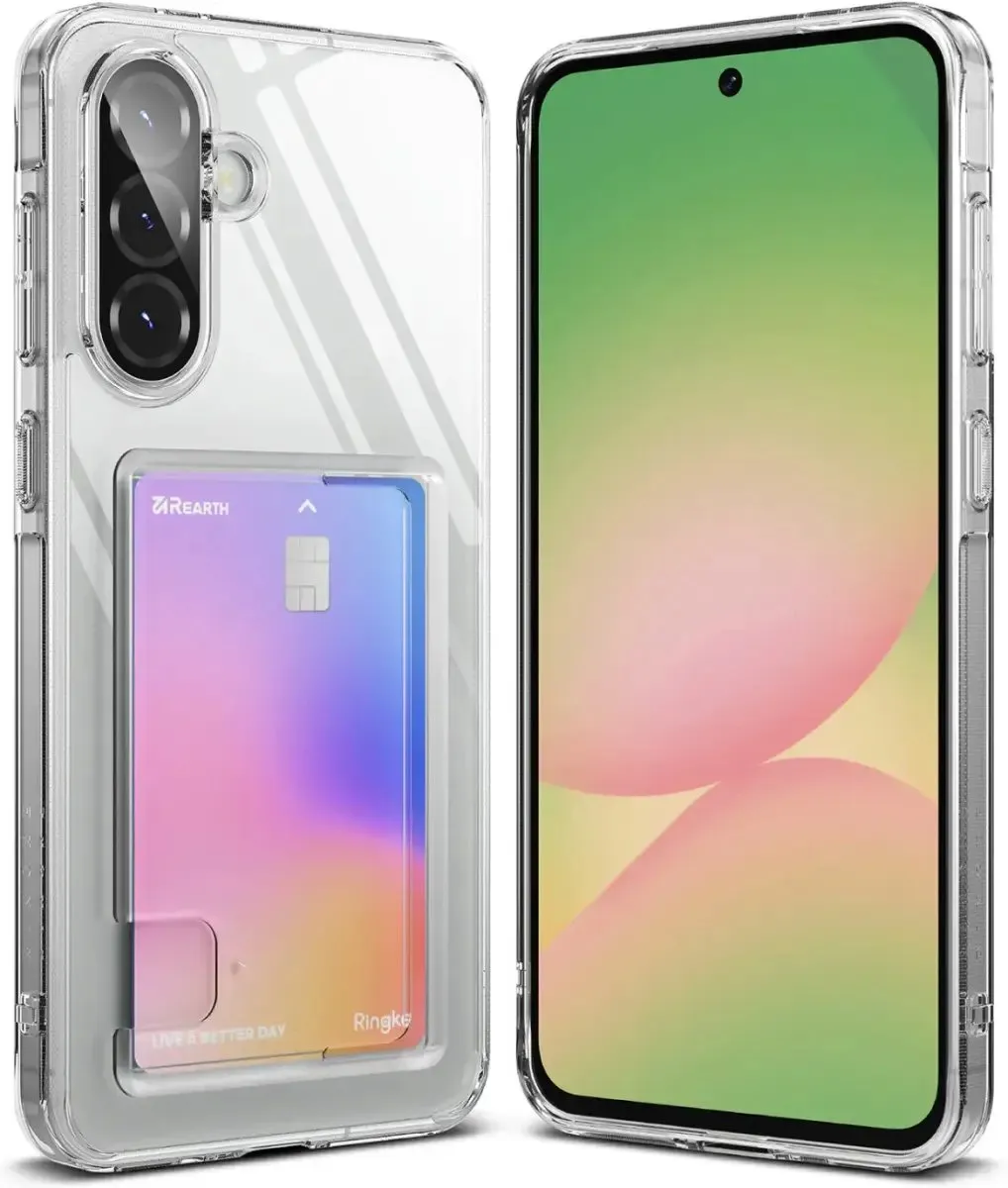 Ringke Fusion Card Hoesje Samsung Galaxy A56/A36 - Transparant
