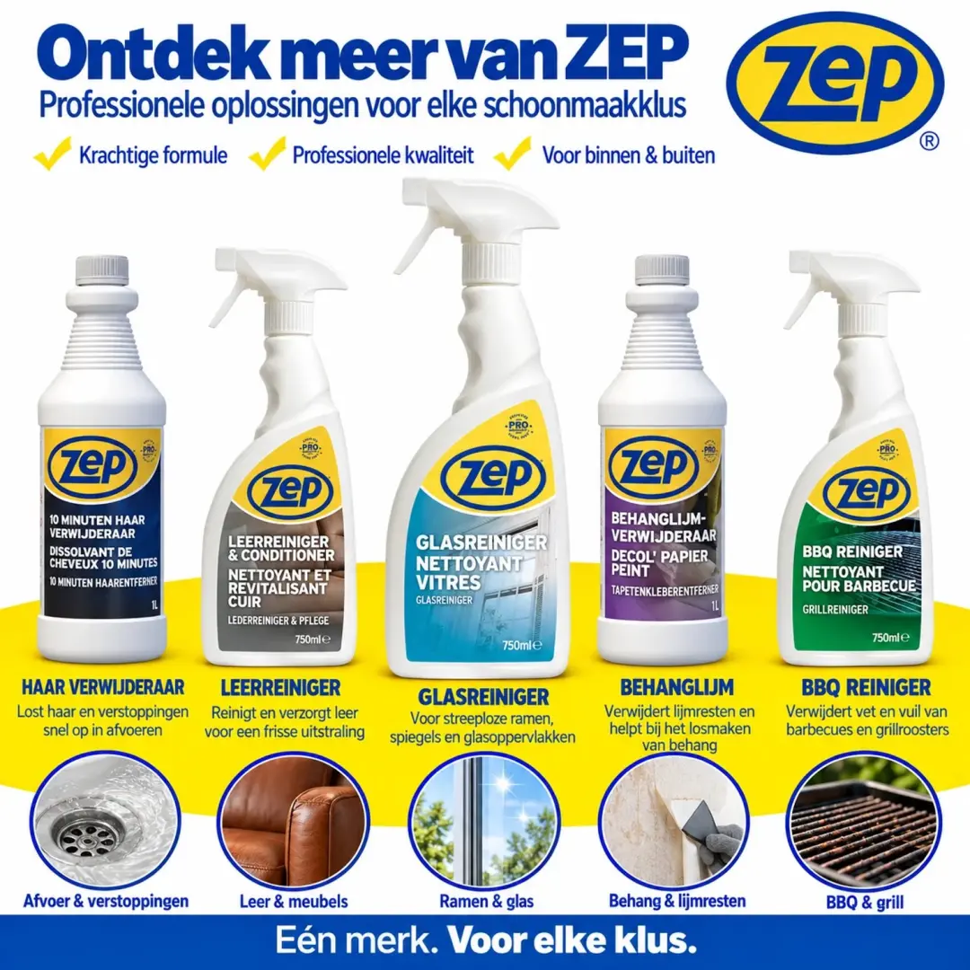 Zep Glasreiniger - 6x 750ml - afbeelding 2 van 6