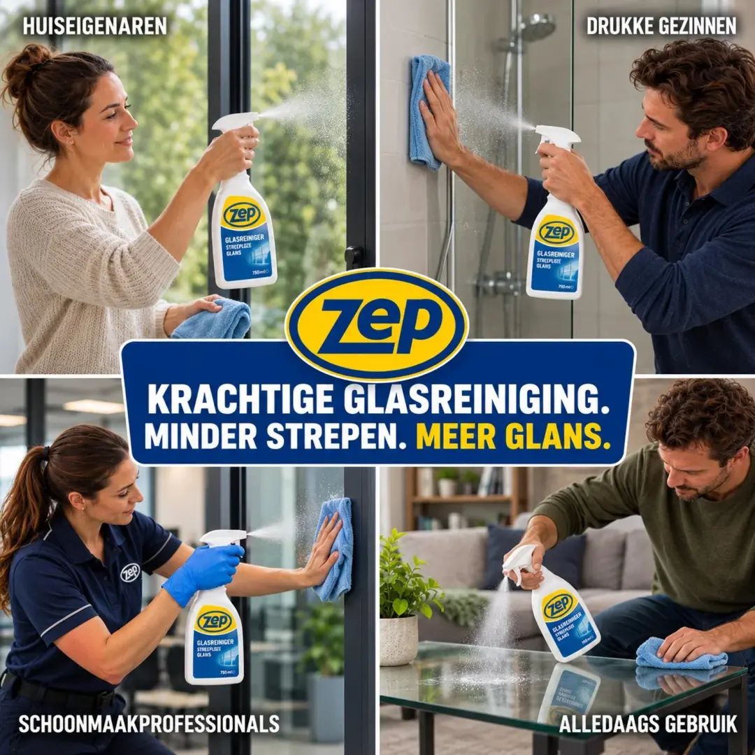 Zep Glasreiniger - 6x 750ml - afbeelding 4 van 6