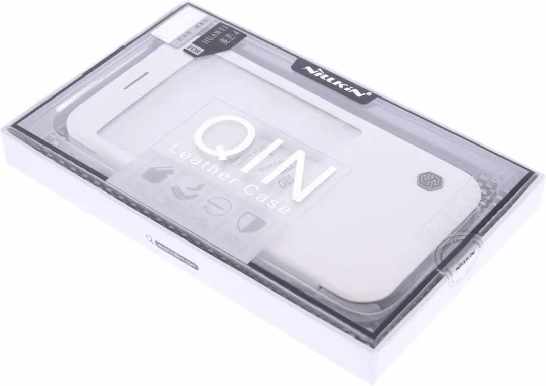 Nillkin Qin Leather Booktype Hoes Huawei G8 - Wit - afbeelding 4 van 4