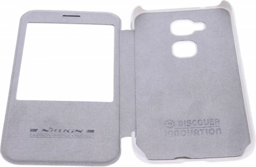 Nillkin Qin Leather Booktype Hoes Huawei G8 - Wit - afbeelding 3 van 4