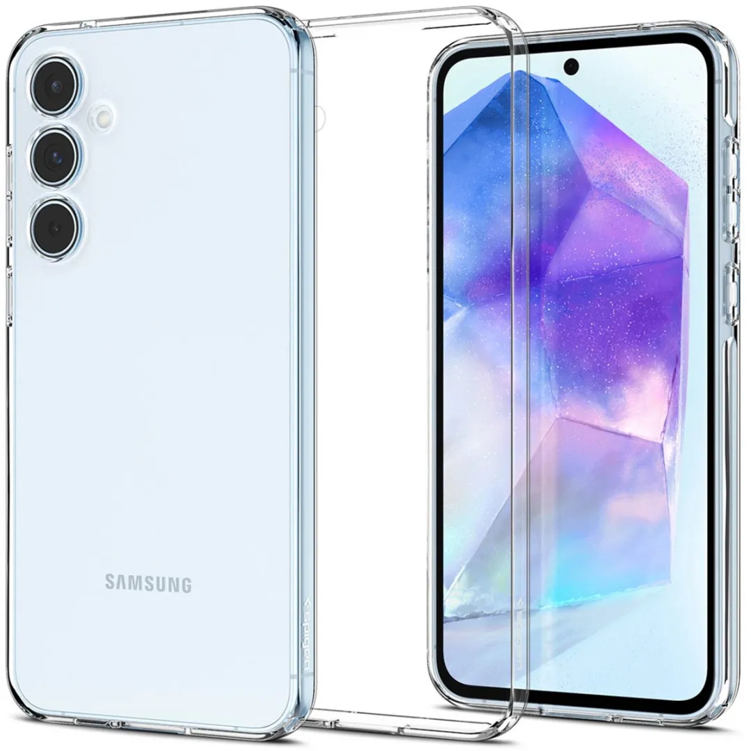 Spigen Liquid Crystal Hoesje ACS07537 - Samsung Galaxy A55 - Transparant
