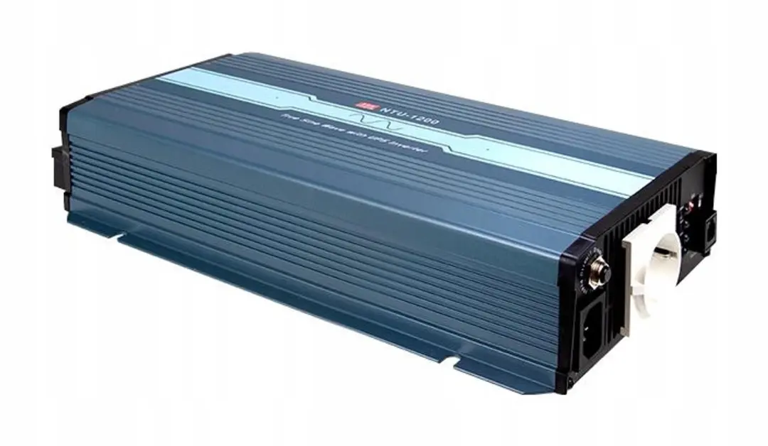 Mean Well NTU-1200-212EU UPS Omvormer 12V naar 230V 1200W Zuivere Sinus