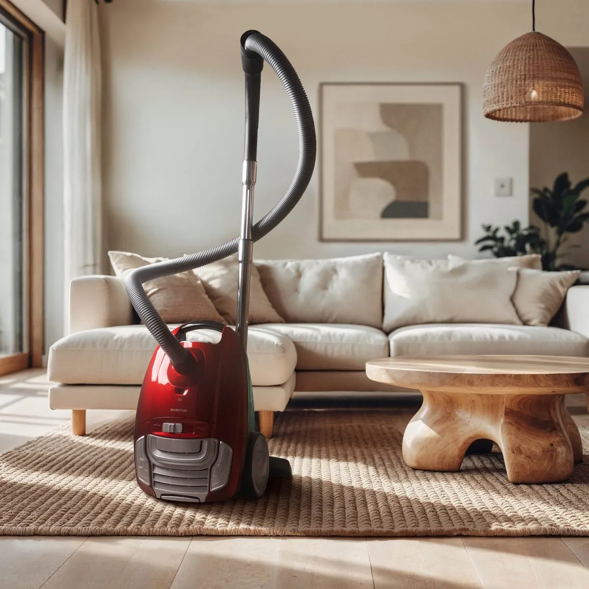 Inventum ST306RZA Stofzuiger met zak 700W - 3L - Rood