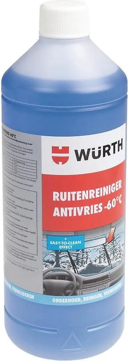 Würth Ruitenreiniger 332925 Antivries (-60°c) 500 Ml