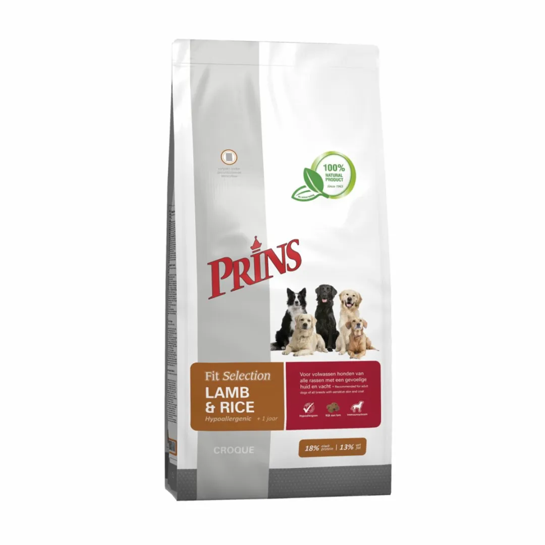 Prins Fit Selection Lam & Rijst Hondenvoer