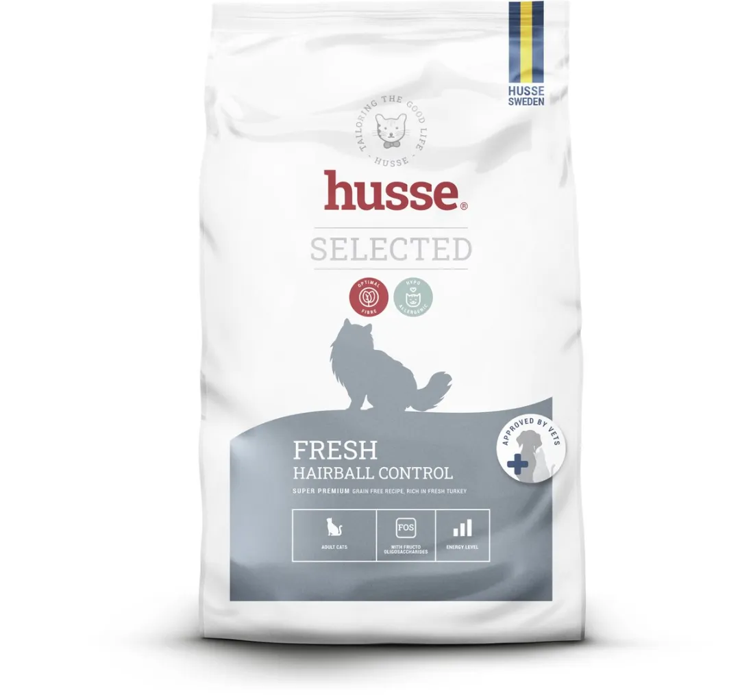 Husse Fresh Hairball Control Droogvoer Kalkoen 2kg