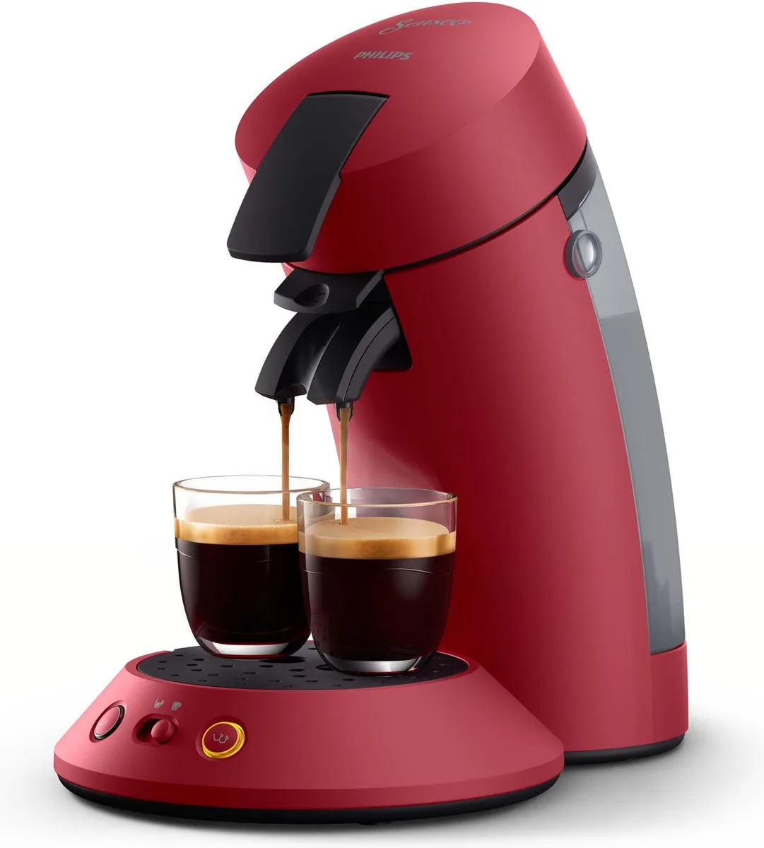 Philips Senseo Original Plus CSA210/90 Koffiepadmachine - 2 Kopjes - Dieprood
