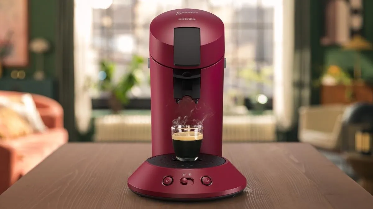 Philips Senseo Original Plus CSA210/90 Koffiepadmachine - 2 Kopjes - Dieprood
