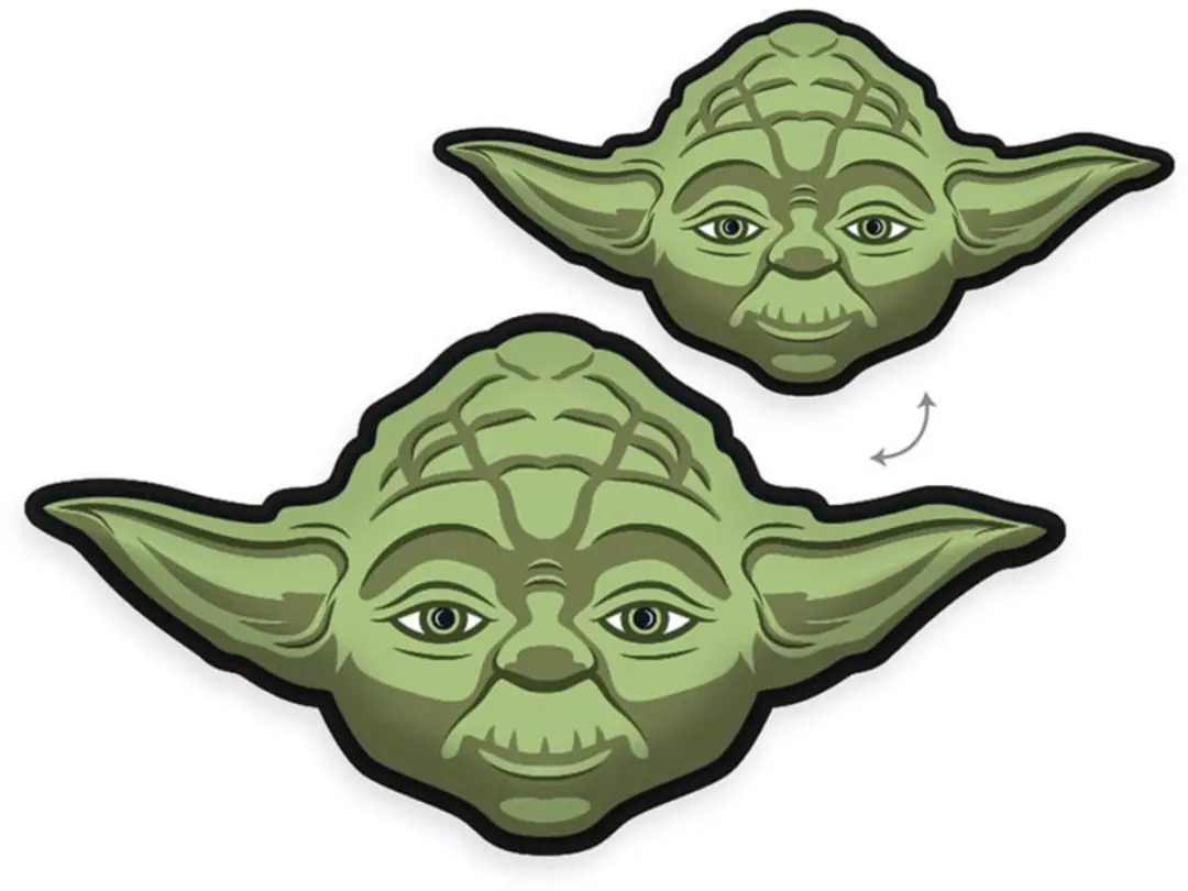 Star Wars Yoda Decoratief Kussen - 43,5x23cm - afbeelding 4 van 4
