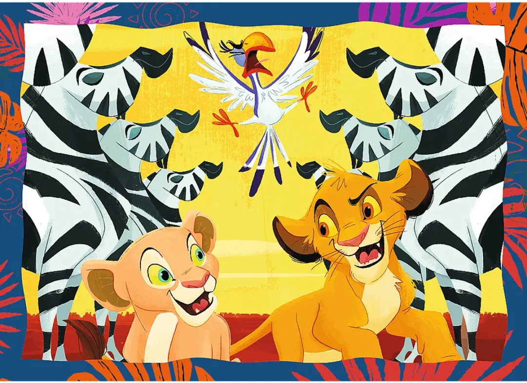 Trefl Brave Lion King Disney Puzzelset 70 Stuks - Multicolor