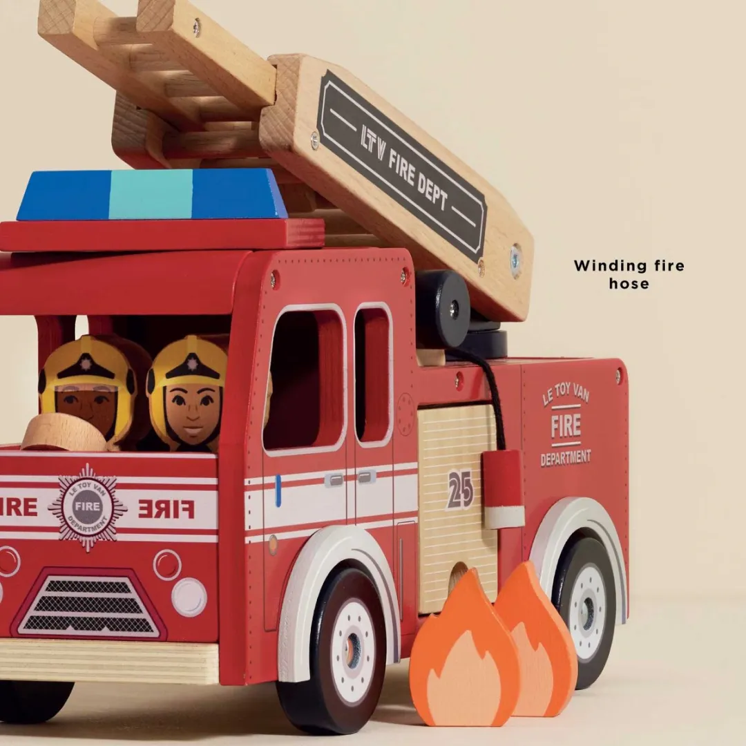 Le Toy Van Speelgoedvoertuig Brandweerwagen LTVTV427 - Multikleur