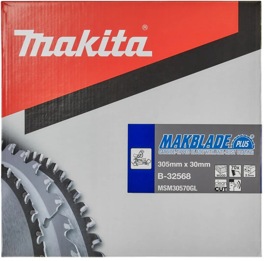 Makita Makblade-Plus Afkortzaagblad 305mm 70T - Hout