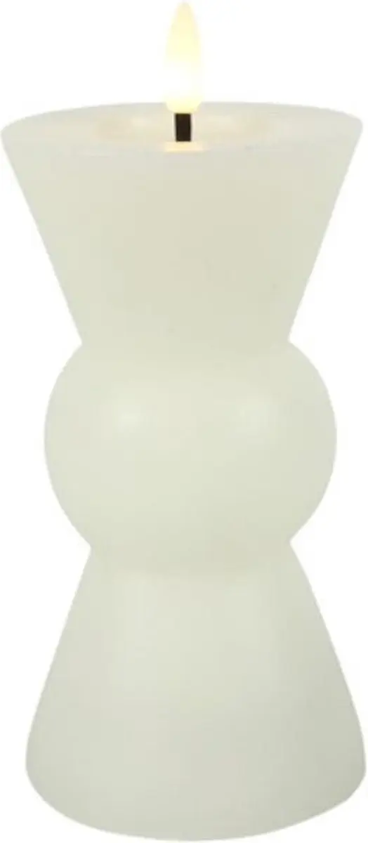 Countryfield Led Zuil Kaars Small Wit