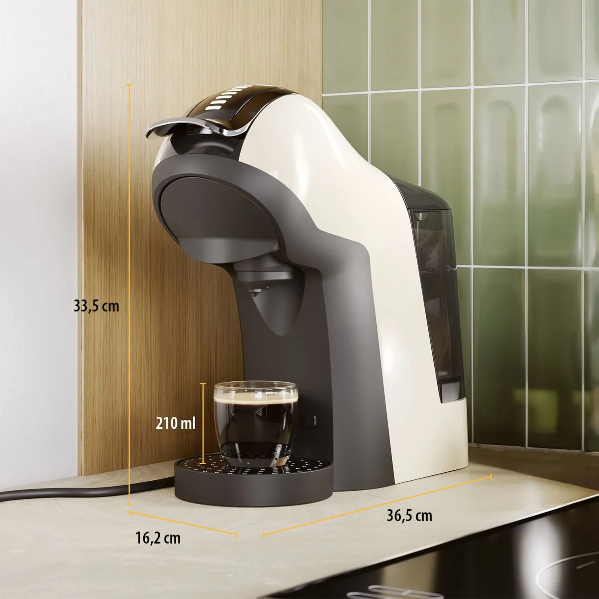 Tristar CM-2301 Koffiecupmachine 1400W - Off-white