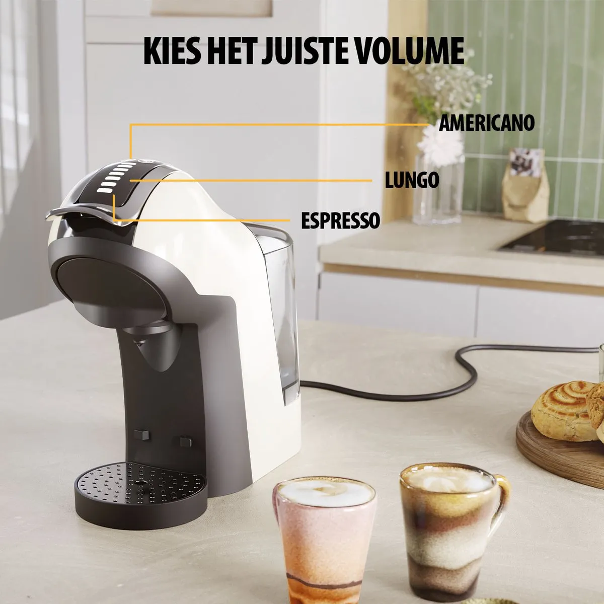 Tristar CM-2301 Koffiecupmachine 1400W - Off-white