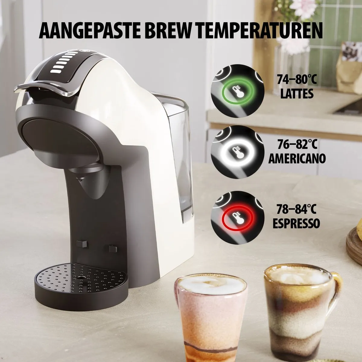 Tristar CM-2301 Koffiecupmachine 1400W - Off-white