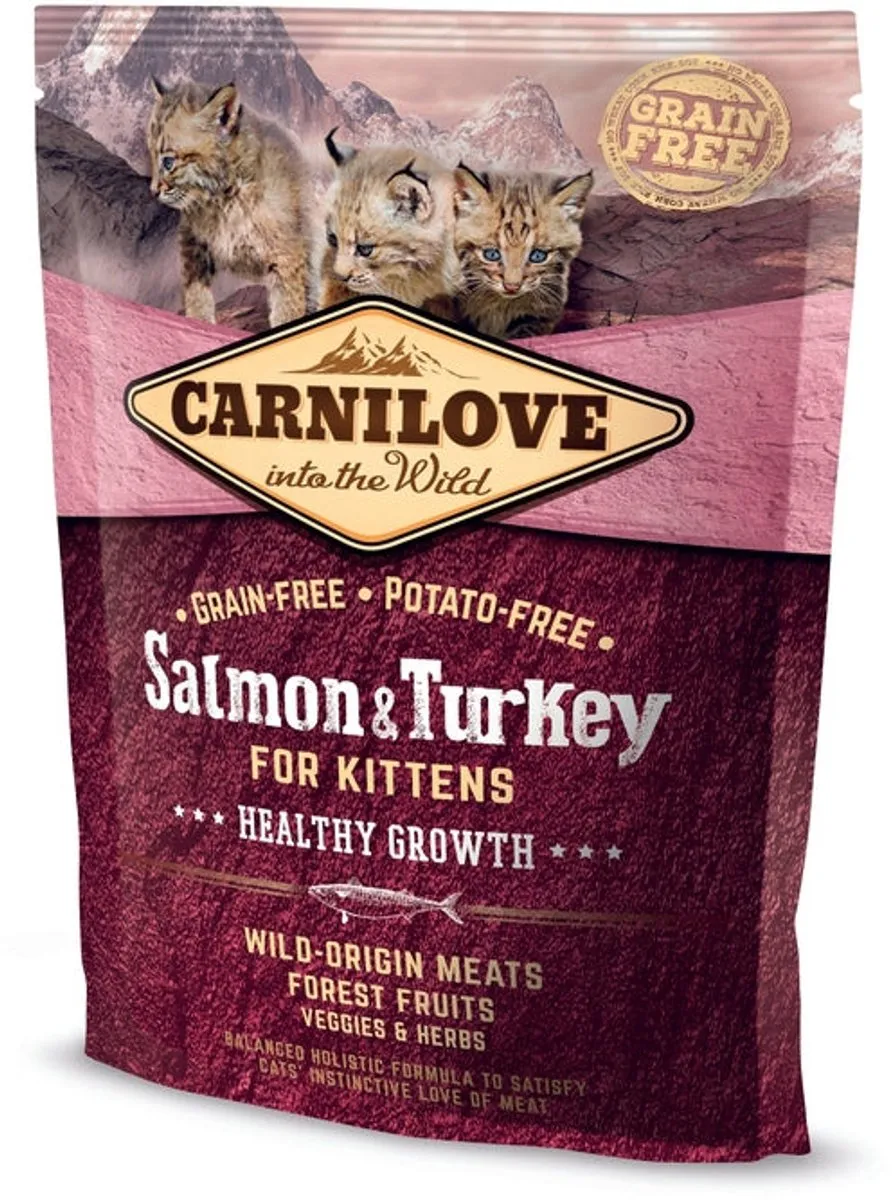 Carnilove Salmon & Turkey Kittenvoer