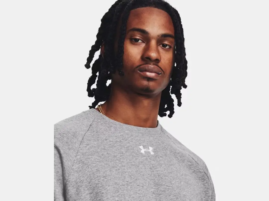 Under Armour Rival Fleece Crew Sweatshirt - Castlerock - afbeelding 6 van 6