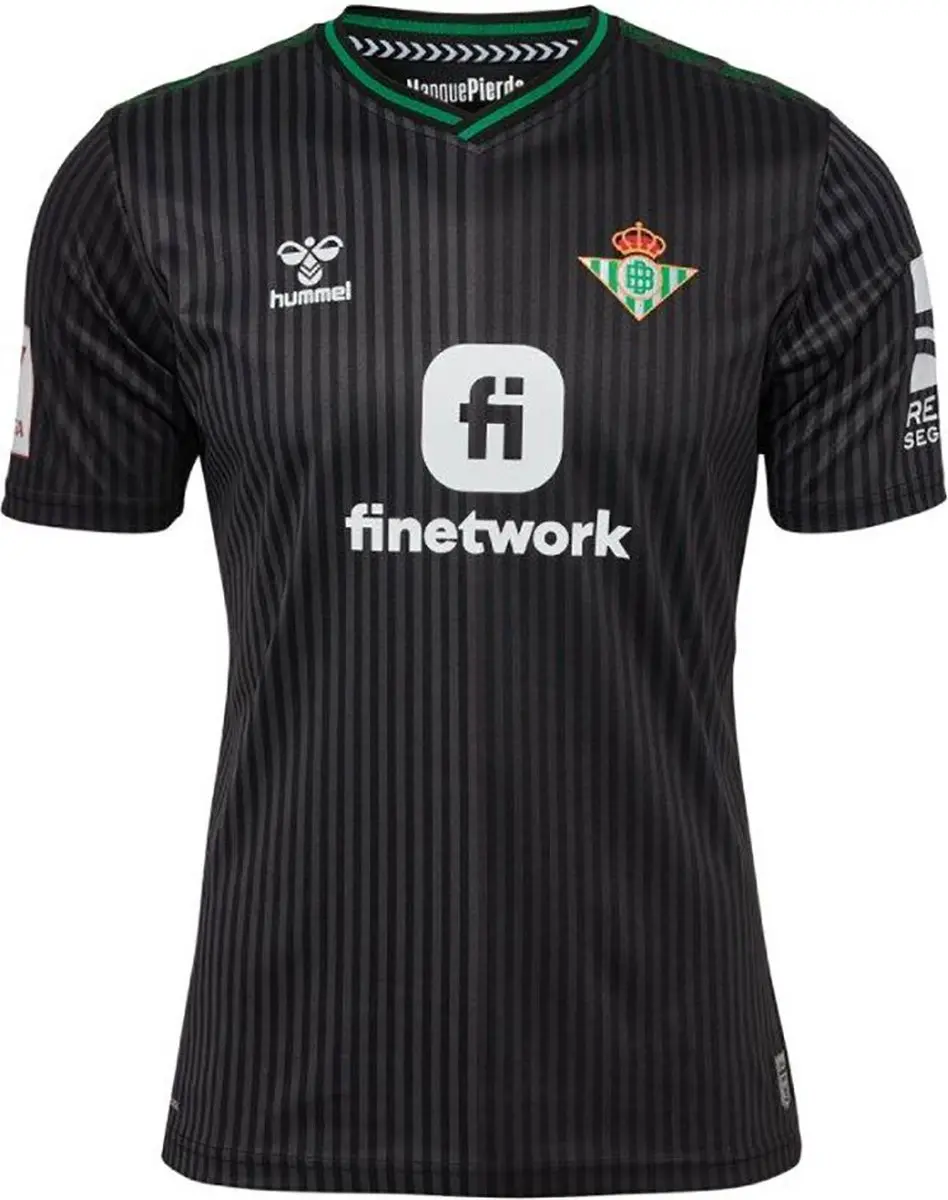 Hummel Real Betis 23/24 Derde T-shirt Met Korte Mouwen Zwart M Man