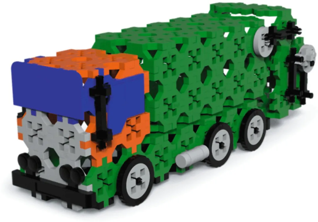 Trefl Vuilniswagen & Tractor Multicolor - 190 Onderdelen